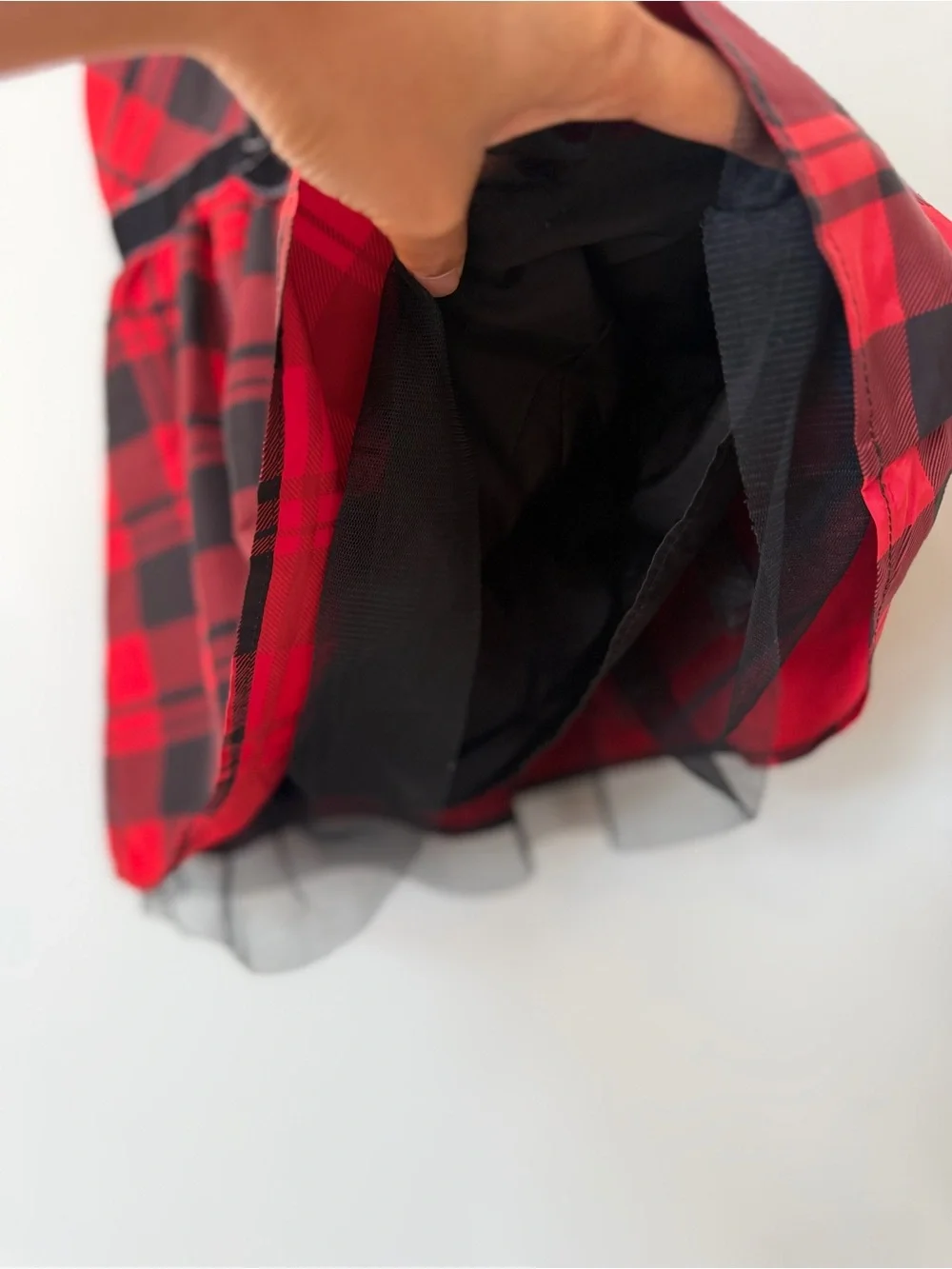 Cat & Jack Girls 3T Holiday Bundle Plaid Dress Velvet Skirt Long Sleeve 3PC